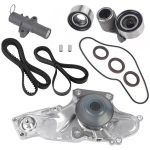 lot 7143 image: PAROD TKH002 Timing Belt Kit with Water Pump Compatible with 2003-2013 Acura MDX, 2003-2017 Honda Accord, Crosstour, Odyssey, Pilot, Ridgeline Saturn Vue 3.0L 3.2L 3.5L 3.7L Replaces TCKWP329 19200-RD