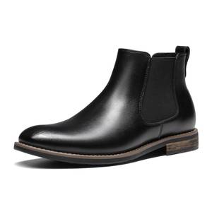 lot 7172 image: Bruno Marc Mens Suede Leather Chelsea Ankle Boots,Size 10.5,1-Black,URBAN-06-1