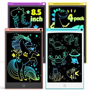 lot 8323 image: TECJOE LCD Writing Tablet Set, 8.5 Inch Colorful Doodle Board Drawing Tablet for Kids, Kids Travel Games Activity Learning Toys Birthday Gifts for 3-6 Year Old Boys Girls Toddlers Preschooler