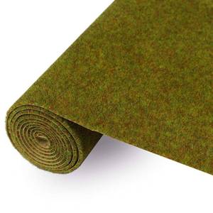 lot 8350 image: CP135 Artificial Model Grass Mat Trains Yellow Green Late Autumn 40 x 100cm or 15.7����x 39 for Decoration Craft Scenery Model DIY
