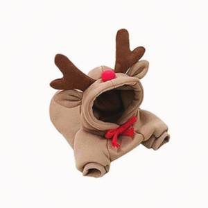 lot 8364 image: Warm Dog Winter Clothes Cute Fruit Dog Coat Hoodies Fleece Pet Dogs Costume Jacket for French Bulldog Chihuahua Ropa para Perro(Coffee,XS)