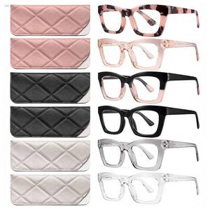 lot 8370 image: CCVOO 1.25 Oprah Style Reading Glasses for Women, Stylish Eyeglasses, Blue Light Readers for Women, Cheaters