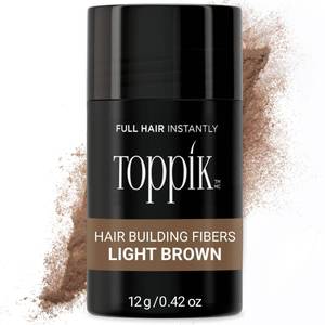lot 8382 image: Toppik Hair Building Fibers, Light Brown, 12g Fill In Fine or Thinning Hair, Instantly Thicker, Fuller Looking, 9 Shades for Men & Women, Keratin Protein Formula