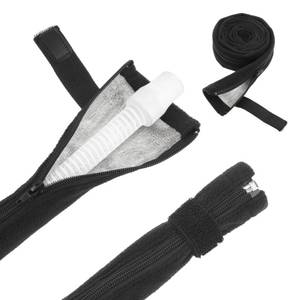 lot 8417 image: 6ft 5in Hose Cover Compatible with ResMed Airsense 11 & 10 ClimateLineAir Heated Tubing, Full-Length Zipper Fleece Tube Cover Sleeve Reduces Condensation & Noise, Cat Proof, Insulation and Protection