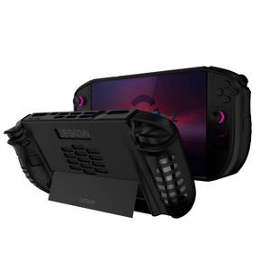 lot 10013 image: CDCHGAM Protective Case for Legion Go 2 2025 - TPU Cover with Fixed Kickstand & Cooling Vents, Compatible with Lenovo Legion Go 2 Handheld (Matte Black)