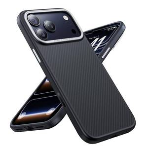 lot 10017 image: Maledan for iPhone 17 Pro Case - Ultra Slim Case for iPhone 17 Pro with Caseless Feel Camera ControlFit for MagsafeShockproof Magnetic iPhone 17Pro Phone Case, TPU & 600D Aramid Carbon Fiber Woven