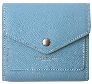 lot 12175 image: Borgasets Small Wallet for Women Genuine Leather RFID Blocking Card Holder Organizer Pocket Compact Bifold Ladies Mini Purse (Haze Blue)