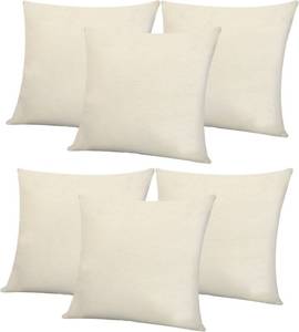 lot 12201 image: Sublimation Pillow Covers Blank 16x16 Inch BeigeThrow Pillow Cases Bulk for HTV Heat Transfer Vinyl Set of 6 Linen