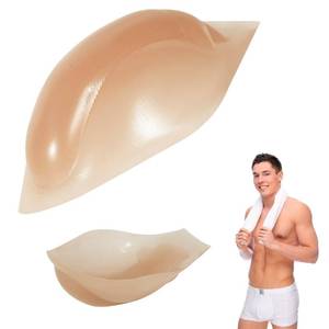 lot 12207 image: TJR Mens Bulge Enhancing Underwear Insert �� Silicone Padded Cup for Men��s Underwear & Swimwear �� Male Package Enhancer Pad �� Self-Adhesive & Non-Stick Options (Skin Tone �� Self-Adhesive)
