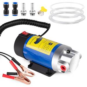 lot 13937 image: Oil Extractor Pump 12V 100W, Ultra-Quiet Fluid Transfer Pump for Engine Oil, Transmission Fluid, Gear Oil Change - Self-Priming Oil Change Pump for Car, Boat, Motorcycle, Mower, RV (3 HosesAdapters)