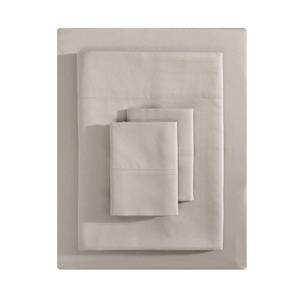lot 13949 image: Vera Wang - Queen Sheet Set, Luxury Sateen Cotton Bedding, 800 Thread Count, Soft & Smooth Bedding Set (Beige, King)