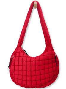 lot 13963 image: Puffer Tote Bag for Women Large Quilted Tote Bag Quilted Carryall Bag Soft Puffy Crossbody Bag Hobo Handbags Puff Purse