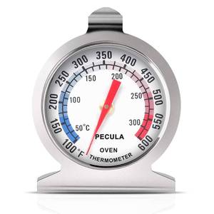 lot 14435 image: Oven Thermometer 50-300°C100-600°F, Oven Grill Fry Chef Smoker Analog Thermometer Instant Read Stainless Steel Kitchen Cooking Thermometer