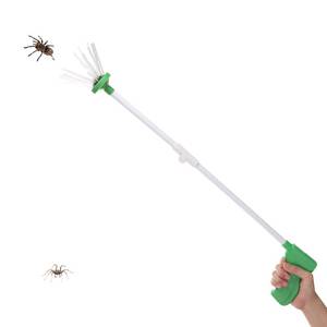lot 14437 image: Spider Catcher, Insect Catcher, Bug Grabber, Spider Grabber, Long Handled with Foldable Design, for Home Office Garden Camping Beach (2nd Generation)