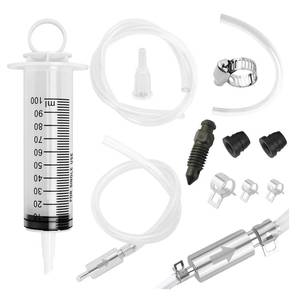 lot 14469 image: Figpade Motorcycle Brake Bleeder Kit,Practical Brake Bleeding Tool with Brakes Bleeder Hose100ml SyringeBrakes Bleeders One Way Valve,Essential Hydraulic Disc Clutch Bleeders Kit