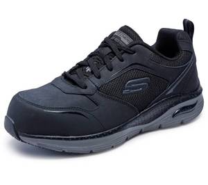 lot 19780 image: Skechers Arch Fit SR Comp Toe BlackCharcoal 14 D (M)