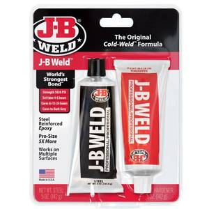 lot 20395 image: J-B Weld 8281 Professional Size Steel Reinforced Epoxy - Hardener and Steel Pack - 10 oz