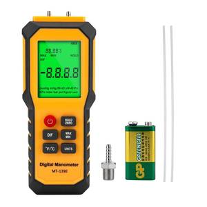 lot 20430 image: YZT Meter Manometer Air Pressure Meter, Digital Differential Pressure Gauge, HVAC Gas Pressure Meter Dual-Port Manometer Gas Pressure Tester (9v Battery Included)��