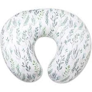 lot 6101 image: Dilimi. Nursing Pillow Cover - Green Leaf Pattern