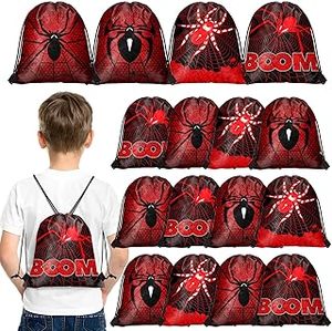 lot 6103 image: Spider-Man carry bags and wristbands 14 pack