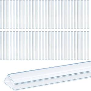lot 111390 image: 30 Pcs Polycarbonate Greenhouse Panels U Connector Profile U Polycarbonate Profile U Channel U End Cap for Twin Wall Greenhouse Panels Prevent Dust, Rain, Fit 6mm or 4mm Panels, 2ft Length