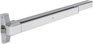 lot 211208 image: Dynasty Hardware Push Bar Panic Exit Device for Emergency Exit Doors, Aluminum Finish Commercial Panic Bar Door Handle, Push Bar for Exit Door, Panic Bar Lock, Push Bar Door Handle for Safety