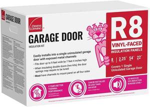 lot 211244 image: Retails for $140 Owens Corning Garage Door Insulation Kit