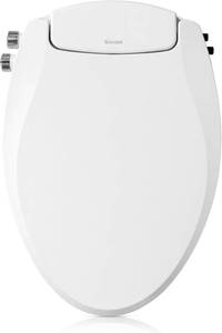 lot 211246 image: Retails for $123 Brondell Toilet Seat, Non-Electric Bidet Swash Ecoseat S102-EW, Dual Temperature, Elongated, White