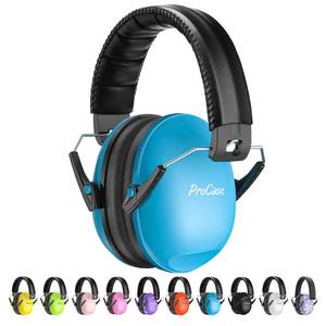 lot 44493 image: ProCase Noise Cancelling Headphones for Kids Toddler, SNR 27dB Noise Reduction Ear Muffs, Hearing Protection for Monster Jam, Concerts, Fireworks, Shooting, Air Show, Autism Sensory Needs -Blue - Retail $10