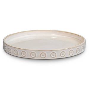 lot 44531 image: Eightpot Plant Saucer for Indoors - Ceramic Plant Saucer for Outdoors 11.4 Inch Plant Water Catcher Tray Plant Pot Saucer Plant Drip Tray Drainage Large Plant Plates to Catch Water White - Retail $37