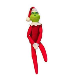 lot 44548 image: YCNASSS Christmas Elf Plush Doll - Red and Green Elves for Home Decoration, Xmas Ornaments Tabletop Home Office Decor, Fun Toys Gifts and Christmas Decorations (red) - Retail $10