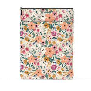 lot 44584 image: Book Sleeve Book Protector Book Pouch Book Lovers Gifts Bookish Gifts Book Cover with Zipper for Hardcover Paperback Washable Floral Printed Gift Bag for Women Daughter GirlBirthday, BookCover - Retail $13