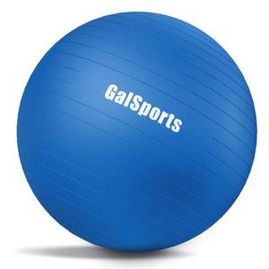 lot 44598 image: GalSports Yoga Ball for Exercise & Physical Therapy, Anti-Burst Stability Ball, Slip Resistant, Home Gym Fitness, Balance Chair - Retail $12
