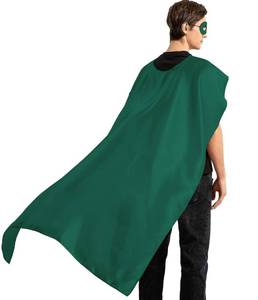 lot 44602 image: Superhero Capes and Masks for Adult, Mens Womens Super Hero Costume Halloween Dress Up Party Cloak Capes - Retail $13