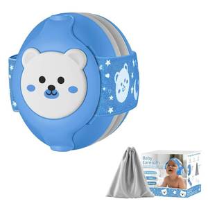 lot 44639 image: YomauiYee Baby Earmuffs-Infant Ear Protection for Babies 0-36 Months,Infant Headphones with Little Bear Design Noise Cancelling Headphones for Improves Sleep,Baby Travel Essentials for AirplaneSleep - Retail $18