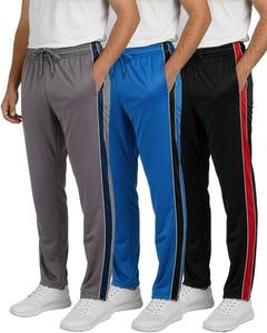 lot 44744 image: Real Essentials 3 Pack Men��s Sweatpants �� Athletic Track Pants with Pockets  Workout, Running & Lounge Pants for Men Set 5, 5X Tall - Retail $45