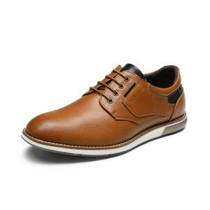 lot 44752 image: Bruno Marc Mens Casual Dress Shoes,Size 8,Brown,SBOX2336M - Retail $41