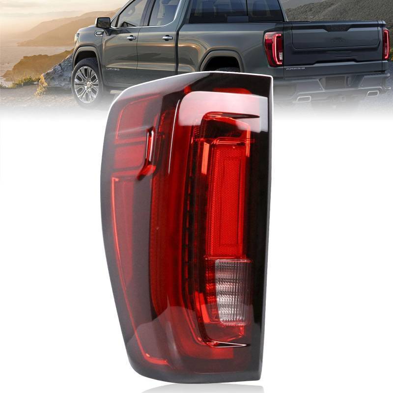 lot 8516 image: Lochnchn LED Tail Light Assembly Compatible with 2019-2024 GMC Sierra 15002500HD3500HD,Left Driver Side Taillights Rear Lamp with Signature Brake Light Replace# 84565921 GM2800310