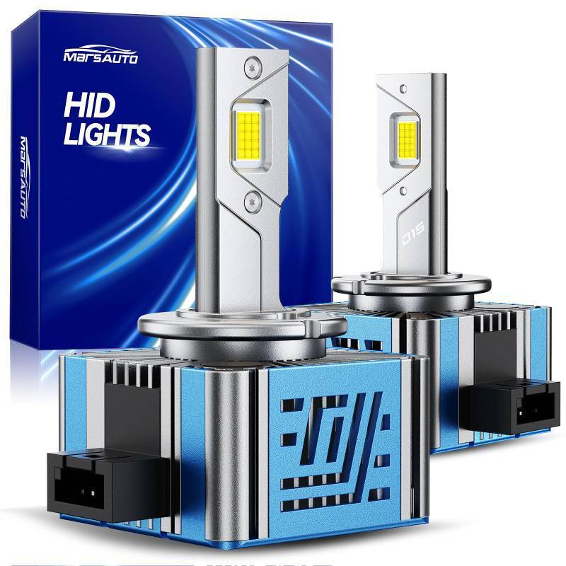 lot 8736 image: Marsauto D1S D1R HID Bulbs, 800% Brightness, 30,000LM 6500K White for 66144 66140 85140 85415 (85415C1) Bulb, Plug and Play, Pack of 2