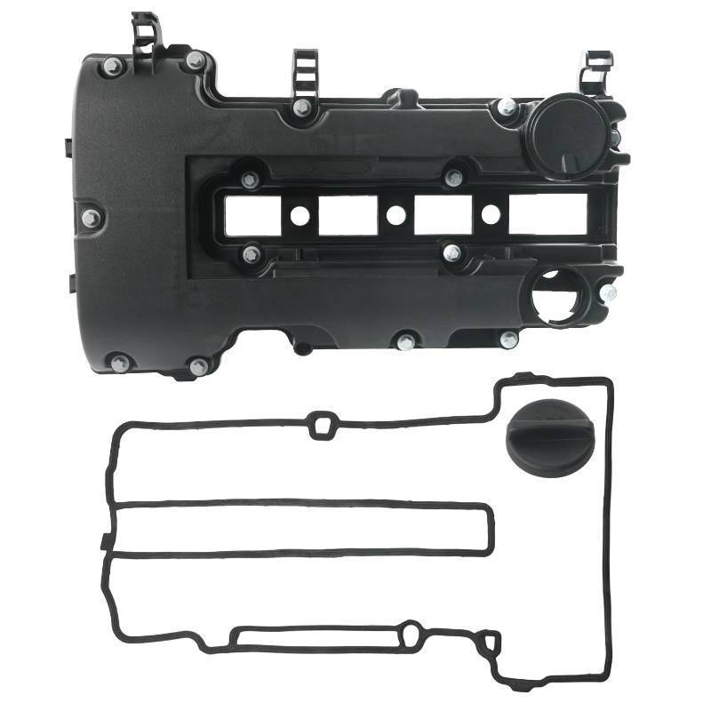 lot 8809 image: BELKEBIR Engine Valve Cover Kit with Gaskets, Oil Filler Cap & Bolts Compatible with 2011-2020 Chevy Cruze Trax Sonic Volt Cadillac ELR Buick Encore 1.4L Replaces 25198874 55573746 264-968 25198877