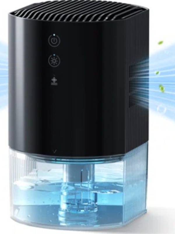 lot 4040 image: DEHUMIDIFIER SMALL ROOMS BLACK