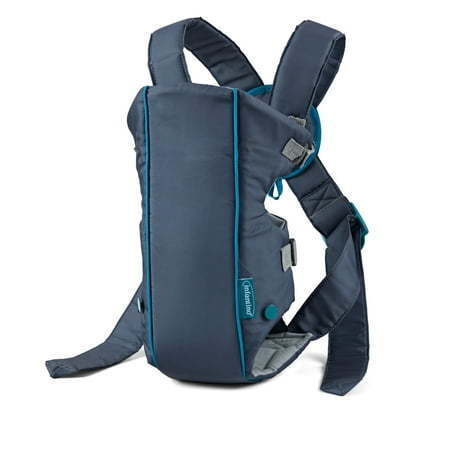 lot 4144 image: Infantino Swift Classic Baby Carrier with Wonder Cover bib  2-Position  Gray