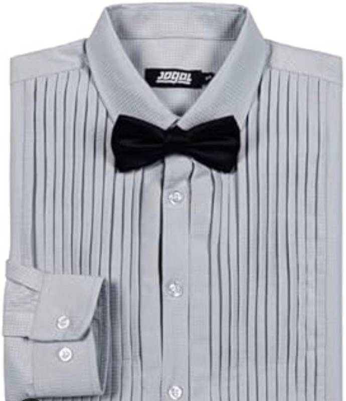 lot 4322 image: JOGAL DRESS SHIRT WITH BOW TIE SIZE M