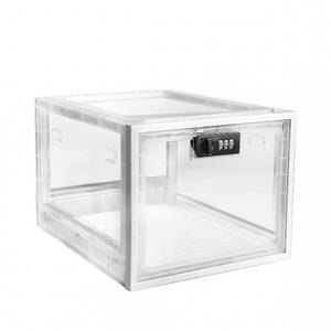 lot 2122 image: SANIDIKA Large Lockbox Medicine Lock Box - Refrigerator Lockable Boxes for Food Storage - Childproof First AID Locking Cabinet Pill Case Medical Organizer Bin - Mobile Tablet Locker Cell Phone Jail