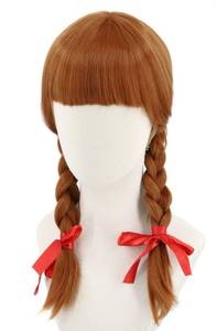 lot 2005 image: Topcosplay Women or Girl Long Brown Braids Wig Halloween Costume Cosplay Wigs