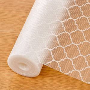 lot 2023 image: Cooyes Shelf Liner for Kitchen Cabinets - Non-Adhesive Waterproof Drawer Liner - Durable EVA Material Easy-to-Cut Shelf Paper for Refrigerator, Cupboard, Dresser with Modern Pattern