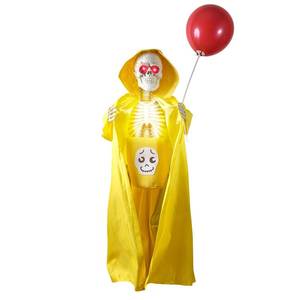 lot 2177 image: Halloween Animatronics Decorations Outdoor for Holding Candy and Gifts, 37 Inch Life Size with Balloon, Sound-Activated Sensor, Scary Decor for Home Party Indoor Outside Garden Lawn Grave Yard