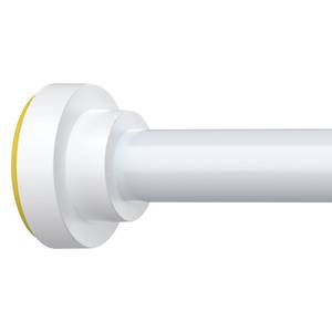 lot 10449 image: Thestoa Shower Curtain Rod Adjustable 43-92 inch, 1Diameter Spring Tension Curtain Rod No Drill, Anti-Rust Non-Slip Shower Rod, White Shower Curtain Rod for Bathroom Tension