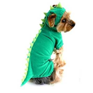 lot 10192 image: NACOCO Dog Dinosaur Design Costume Green Pet Clothes for Medium & Large Dog (Green, S)
