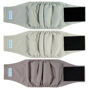 lot 10224 image: Paw Legend Washable Dogs Diapers Male Dog Belly Bands for Male Dogs Diapers Reusable Puppy Doggie Diapers Male (3 Pack, XX-Large)